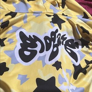 Stylish Yellow Star Pattern Men's Jacket